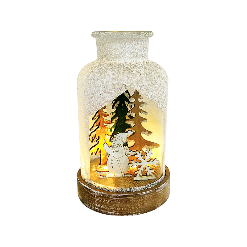 Snow Frost Scene Bell Jar